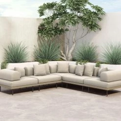 Fourhands Yves Outdoor 5-Pc Sectional New Outdoor