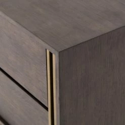 Fourhands Samara Nightstand-Rubbed Black Veneer New Arrivals