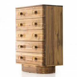 Four Hands New Arrivals Mallory 5 Drawer Dresser-Light Acacia
