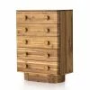 Four Hands New Arrivals Mallory 5 Drawer Dresser-Light Acacia
