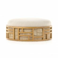 Fourhands June Round Ottoman