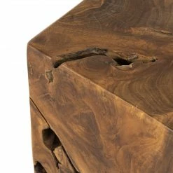 Fourhands Teak Square Stool New Outdoor