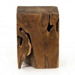 Fourhands Teak Square Stool New Outdoor
