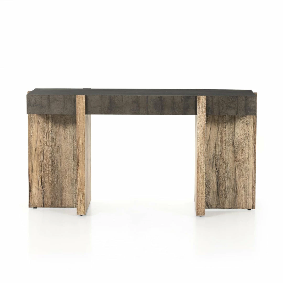 Fourhands Bingham Desk-Rustic Oak Veneer