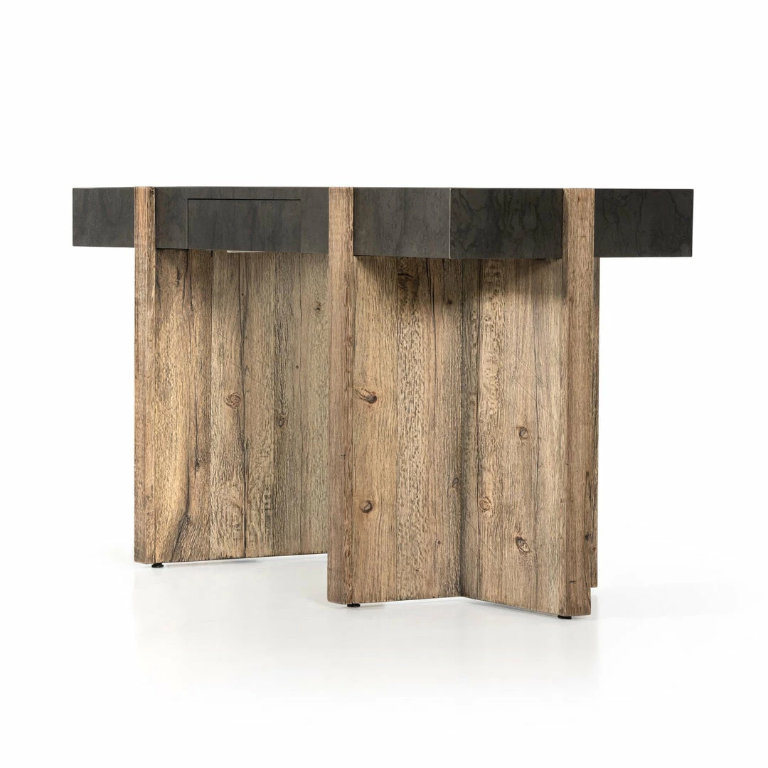 Fourhands Bingham Desk-Rustic Oak Veneer