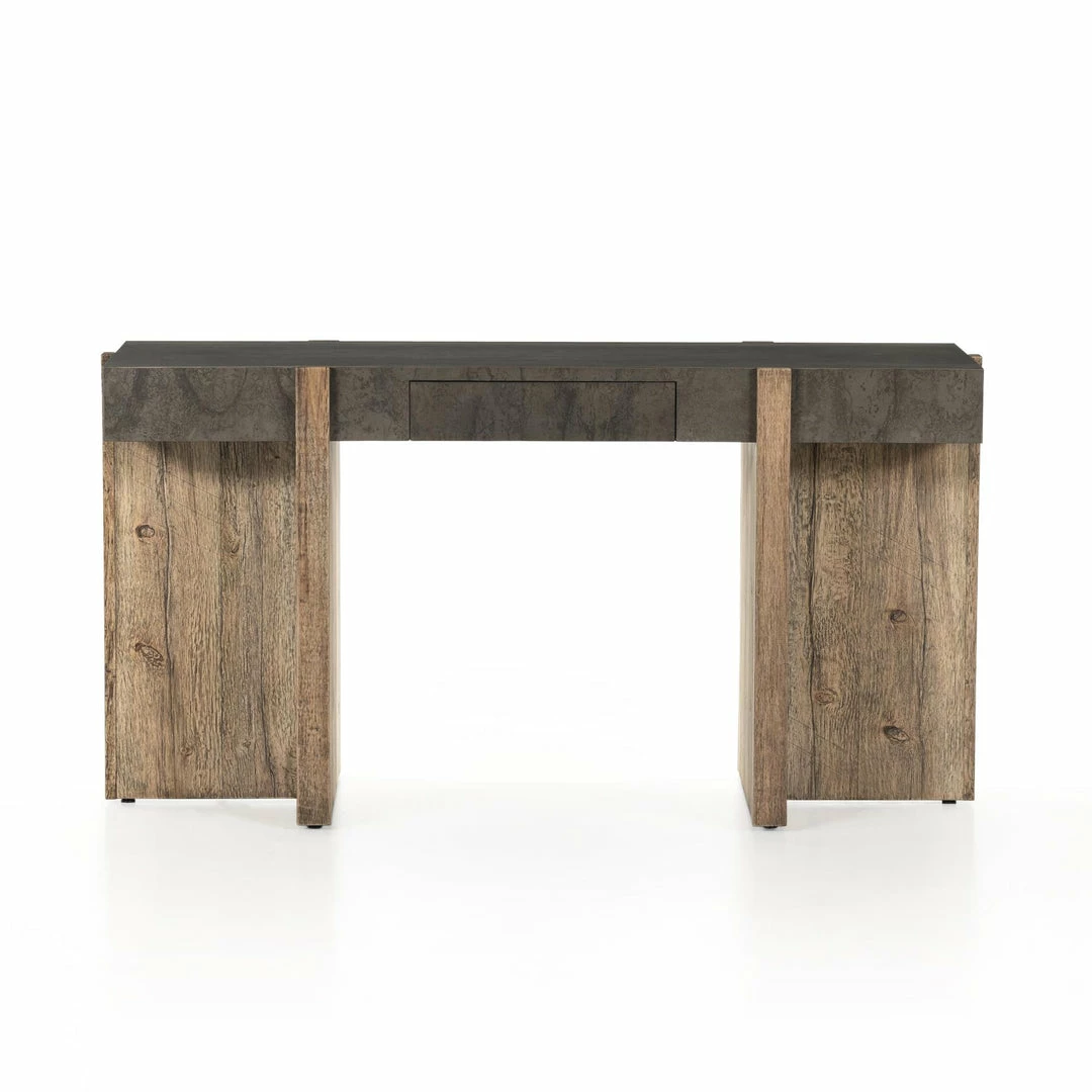 Fourhands Bingham Desk-Rustic Oak Veneer