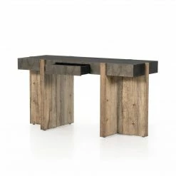 Fourhands Bingham Desk-Rustic Oak Veneer