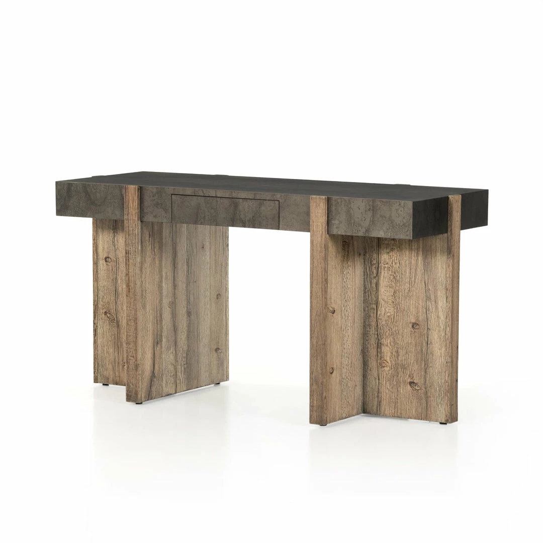 Fourhands Bingham Desk-Rustic Oak Veneer