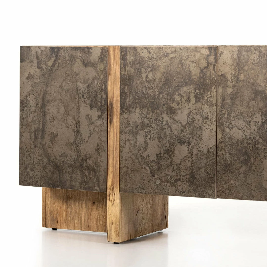 Fourhands Bingham Sideboard-Rustic Oak Veneer