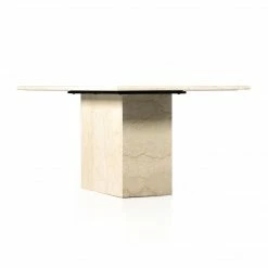 Fourhands Arum Dining Table-Cream Marble