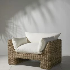 Fourhands Holt Outdoor Chair-Sand Woven