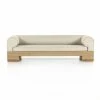 Fourhands Joss Outdoor Sofa-106"-Natural Teak New Outdoor