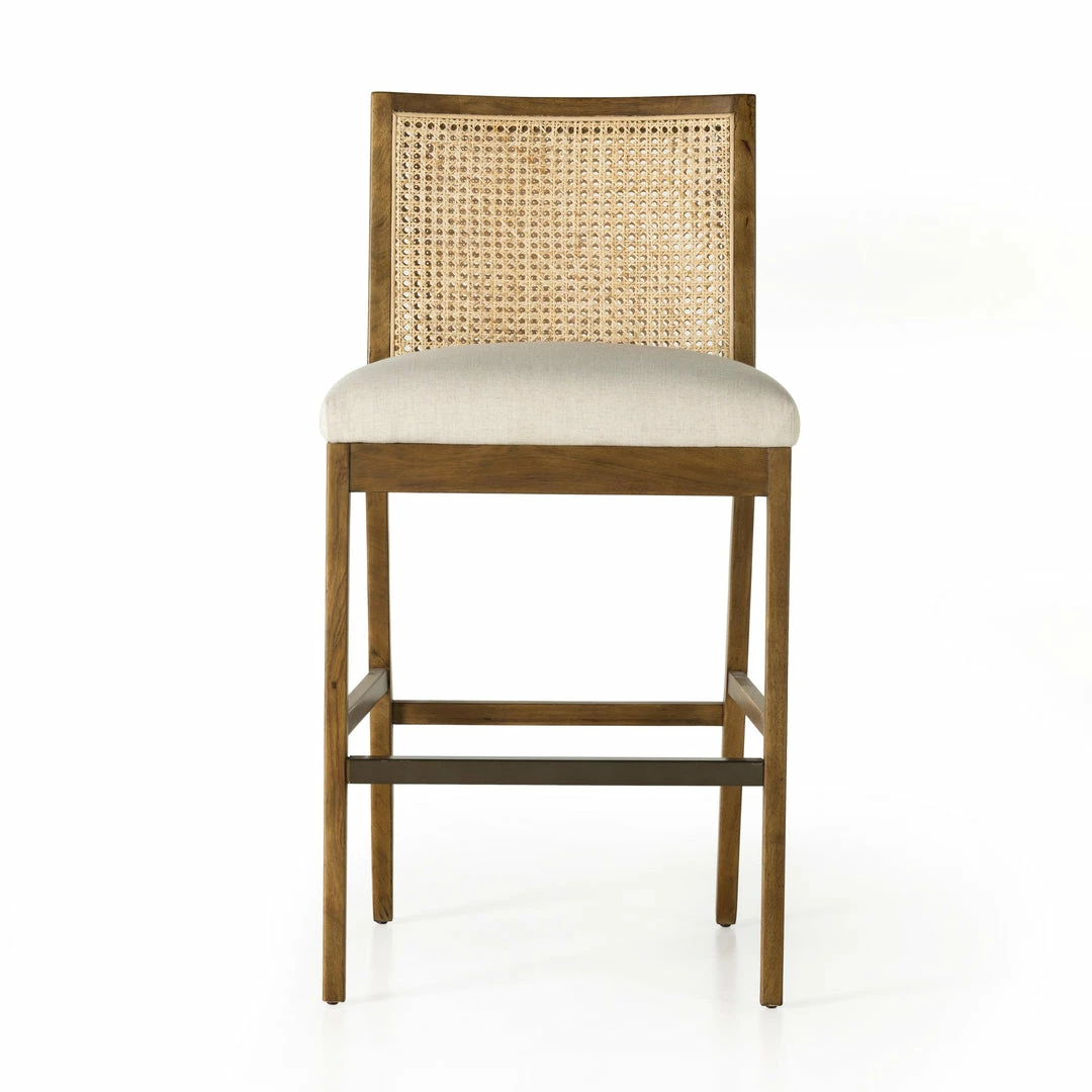 Fourhands Antonia Cane Armless Bar + Counter Stool Best Sellers