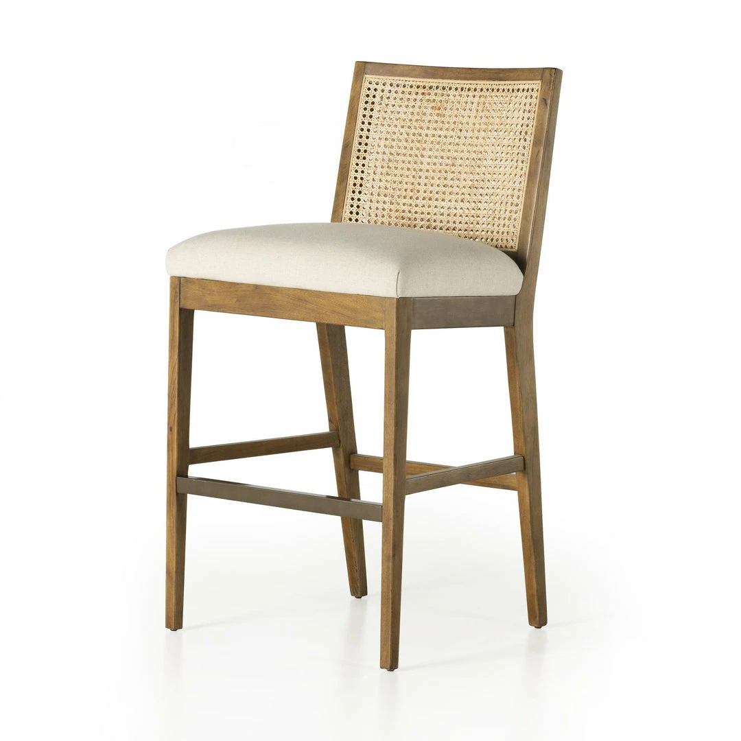 Fourhands Antonia Cane Armless Bar + Counter Stool Best Sellers