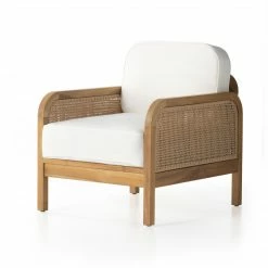 Fourhands Merit Outdoor Chair-Natural Teak-Fsc New Arrivals