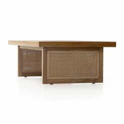 Fourhands New Outdoor Merit Outdoor Coffee Table-Natural Teak