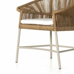 Fourhands Irving Outdoor Dining Armchair-Sand New Outdoor