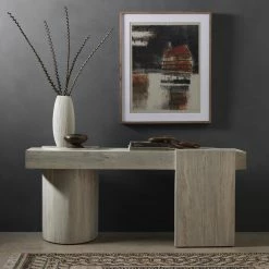 Fourhands Best Sellers Georgie Console Table-Bleached Spalted