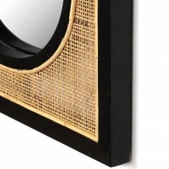 Fourhands Candon Mirror-Ebony Black Best Of Home Decor