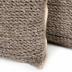 Fourhands New Outdoor Torabi Knit Outdoor Pillow-Wht&chrl-2-20