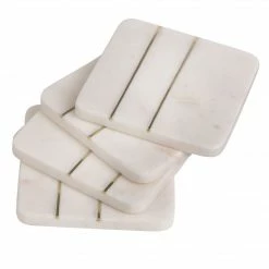 BIDK HOME Opal White Coasters
