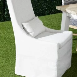 Essentials For Living New Outdoor Adele Outdoor Slipcover Dining Chair