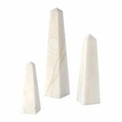 Global Views Alabaster Obelisk