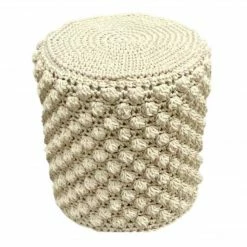 V Rugs & Home Angie Pouf