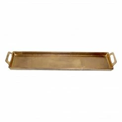 BIDK HOME Antique Brass Tray
