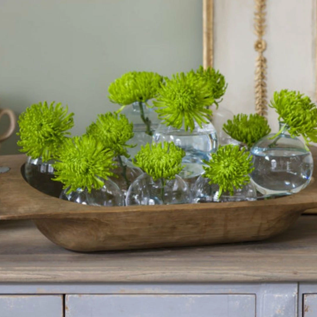 ETU HOME New Kitchen Antique Oval Dough Bowl