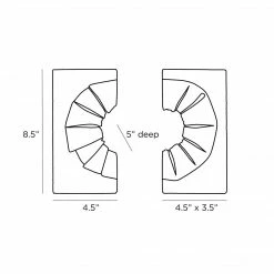 Best Sellers Arteriors Kylo Bookends