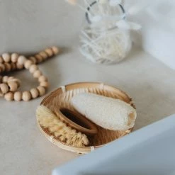 CREATIVE CO OP New Kitchen Bamboo Brush