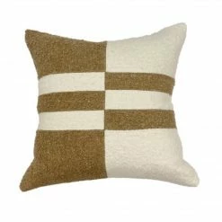 V Rugs & Home Berber Pillow Golden And Oyster Best Sellers