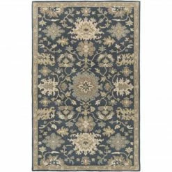 Surya Caesar Rug - Navy/Tan