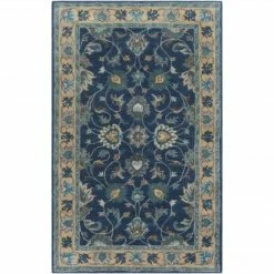 Surya Best Sellers Caesar Rug - Teal/Navy