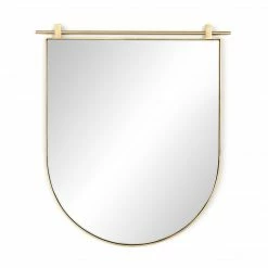 Fourhands Chico Small Arch Mirror-Antique Brass New Arrivals