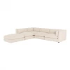 Fourhands Cosette 4-Pc Sectional W/ Ottoman