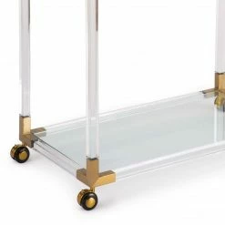 Regina Andrews New Kitchen Darcy Acrylic Bar Cart