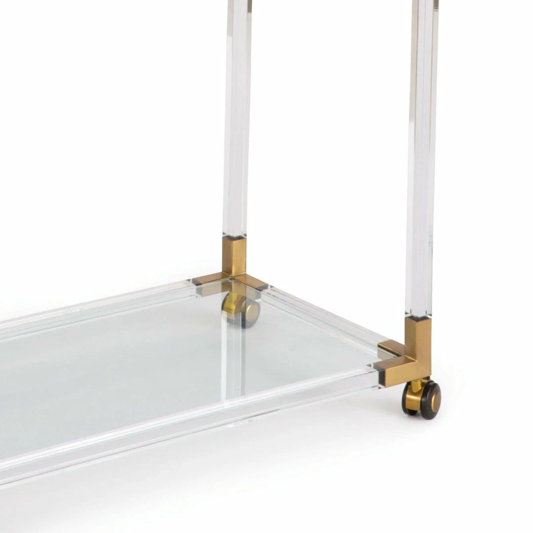 Regina Andrews New Kitchen Darcy Acrylic Bar Cart