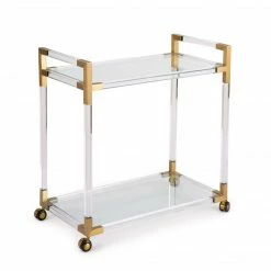 Regina Andrews New Kitchen Darcy Acrylic Bar Cart