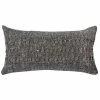 V Rugs & Home Darian Charcoal Lumbar Pillow