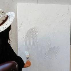 Ashley Craig Deco Arches Original Art - White