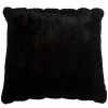 Square Feathers Best Sellers Ebony Fur Pillow