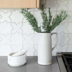 CREATIVE CO OP Faux Rosemary Stem
