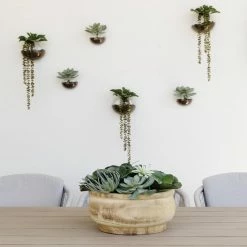 GOLD LEAF ART GROUP Faux Spade Succulent