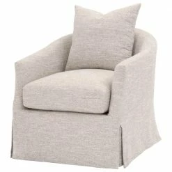 Essentials For Living Faye Slipcover Swivel Club Chair Best Of Living Room