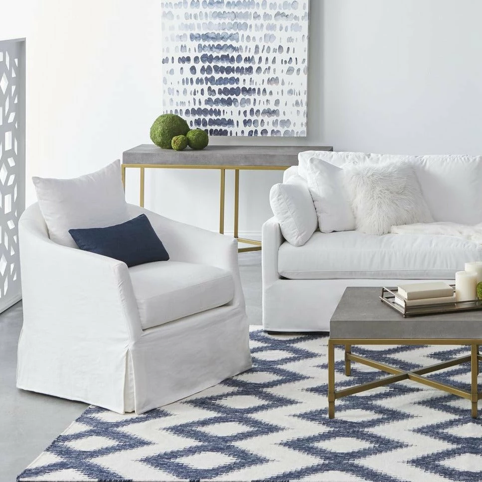 Essentials For Living Faye Slipcover Swivel Club Chair Best Of Living Room