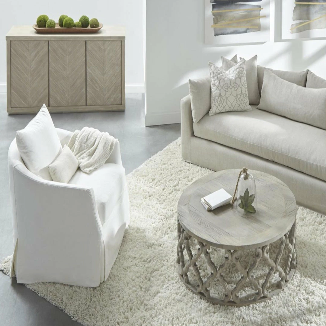 Essentials For Living Faye Slipcover Swivel Club Chair Best Of Living Room