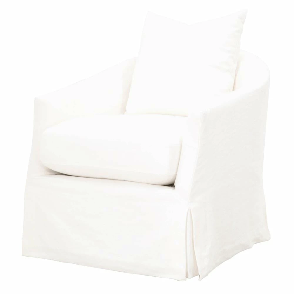 Essentials For Living Faye Slipcover Swivel Club Chair Best Of Living Room