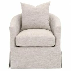Essentials For Living Faye Slipcover Swivel Club Chair Best Of Living Room